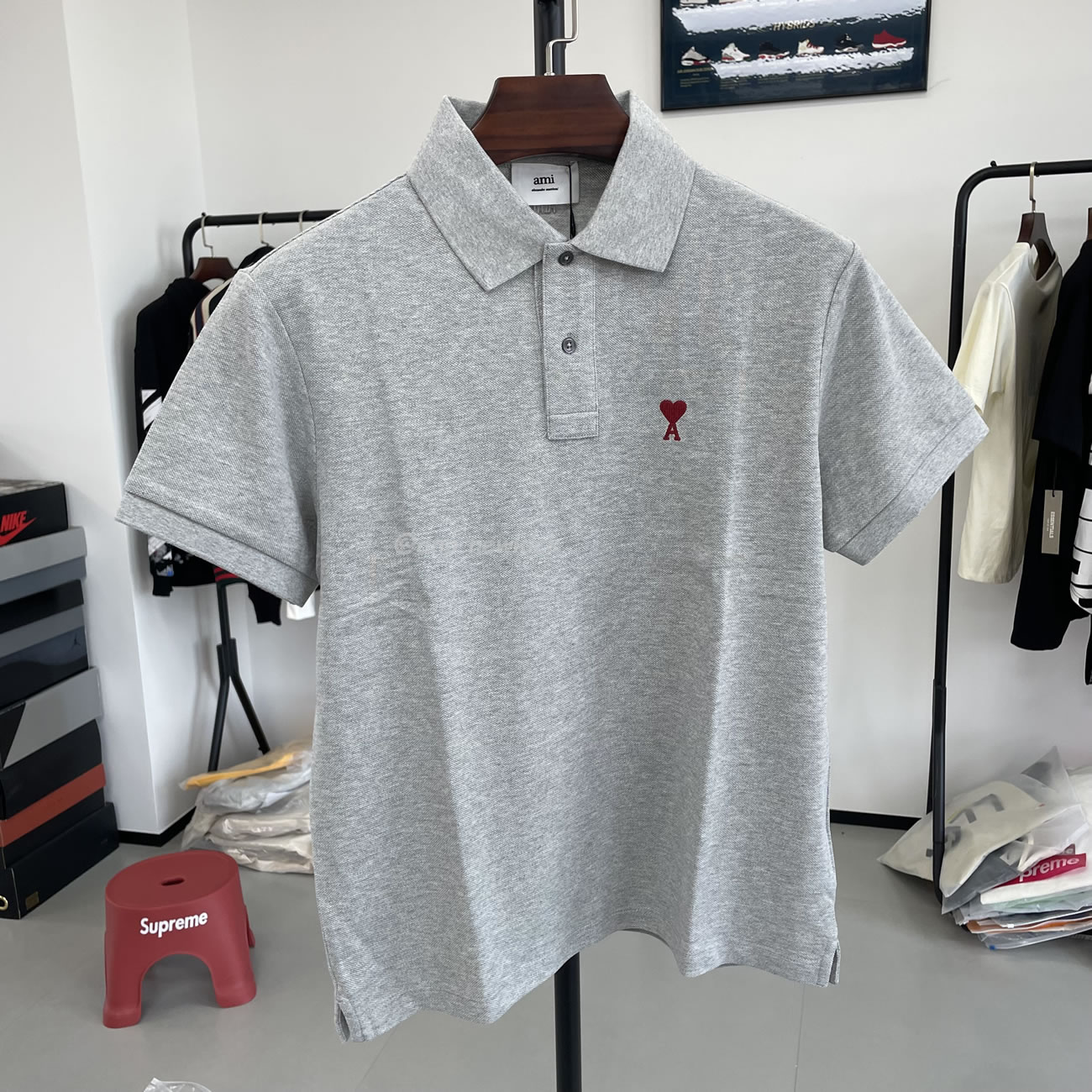 Ami Paris De Coeur Polo Shirt (13) - www.newkick.vip